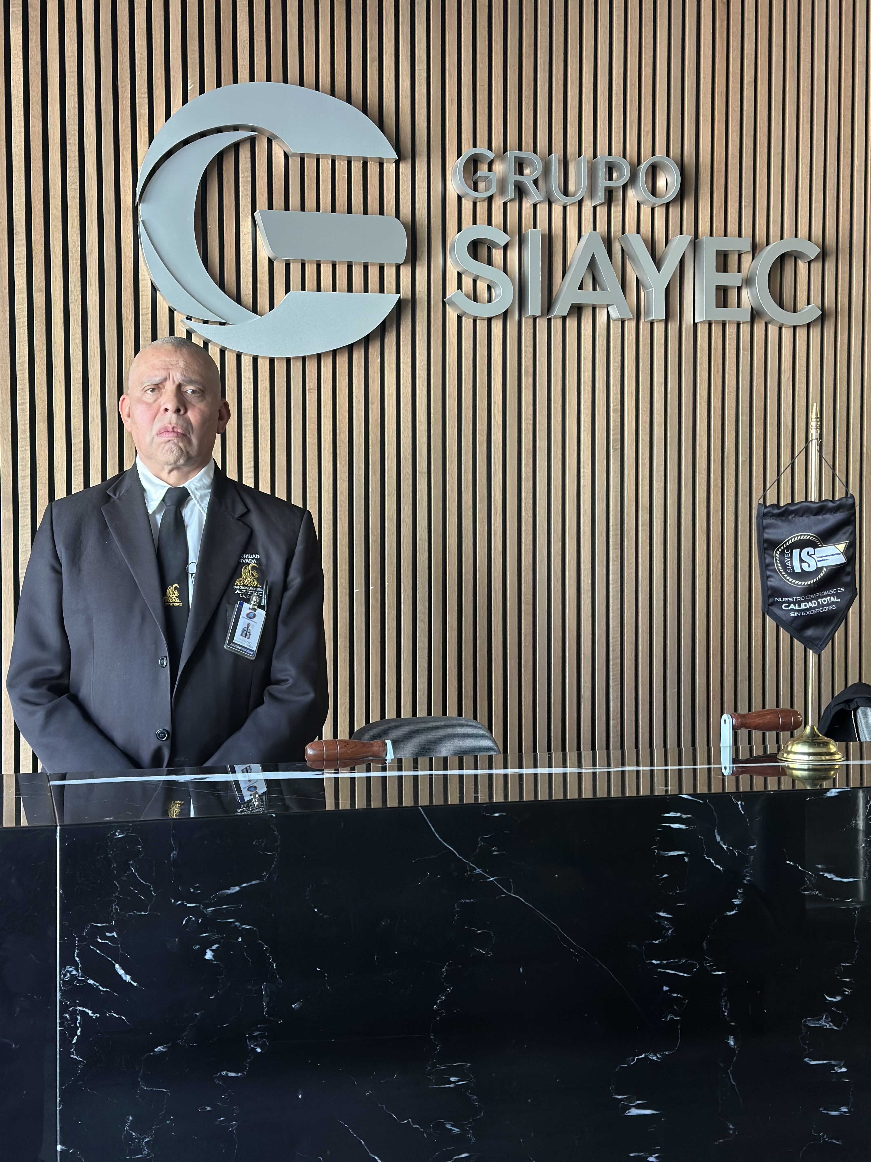 Servicio de recepción ejecutiva y seguridad corporativa Aztec